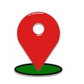 location icon navigation cilp art cartoon illustration