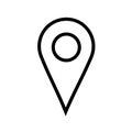 Location Icon Vector Royalty Free Stock Photo