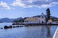 The church of Panagia Vlacherna on the Greek Island of Corfu