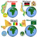 Location Madagascar,Malawi,Mali,Mauritania