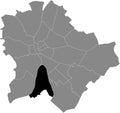 Location map of the Csepel 21st district XXI kerÃÂ¼let
