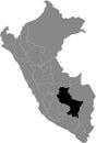 Location Map of Cusco Department