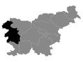 Location Map of GoriÃÂ¡ka Statistical Region