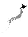 Location Map of Hokkaido Region