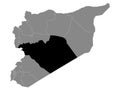 Location Map of Homs Governorate