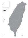 Location Map of Kinmen County