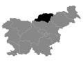 Location Map of KoroÃÂ¡ka Statistical Region