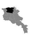 Location Map of Lori Province