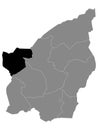 Location Map of Municipality Castello Acquaviva