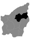 Location Map of Municipality Castello Domagnano