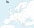 Location map of the REPUBLIC OF ICELAND, EUROPE