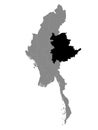 Location Map of Shan State