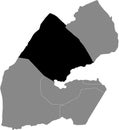 Location map of the Tadjourah region of the Republic of Djibouti