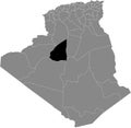 Location map of Timimoun province