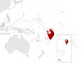 Location Map of Tonga on map Oceania and Australia. Tonga flag map marker location pin. High quality map  of Tonga  your design. O Royalty Free Stock Photo