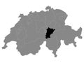 Location Map of Uri Canton