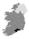 Location Map of Waterford City and County Council