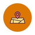Location marker Isolated Vector icon which can easily modify or edit Royalty Free Stock Photo