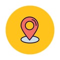 Location marker Isolated Vector icon which can easily modify or edit Royalty Free Stock Photo