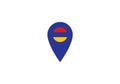 Location pin Armenia map navigation label symbol