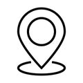 Location Pin Icon, Pin Pointer, Gps Icon, Navigation Symbol, Direction Sign, Road Map Position, Search And Find Related Signs,