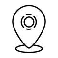 Location Pin Icon, Pin Pointer, Gps Icon, Navigation Symbol, Direction Sign, Road Map Position, Search And Find Related Signs,