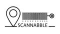Location Pin with Scannable Barcode, Geo-Tagging QR Code, vector design Generative AI Royalty Free Stock Photo