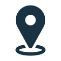 Location pinning icon / vector graphics