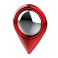 Location pins. Location symbol. Navigator pin checking. Location map icons.