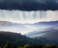 Location place National park Chornogora, Carpathian, Ukraine, Europe. Beauty world Royalty Free Stock Photo