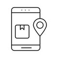 Location point app Isolated Vector icon which can easily modify or edit Royalty Free Stock Photo
