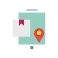 Location point app Isolated Vector icon which can easily modify or edit Royalty Free Stock Photo