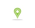 Location point Logo template vector icon illustration design Royalty Free Stock Photo