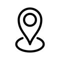 Locations Icon Vector Symbol Design Illustration