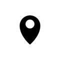 Locator icon vector symbol template Royalty Free Stock Photo