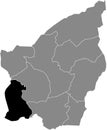 Locator map of the CHIESANUOVA MUNICIPALITY