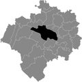 Locator map of the DETMOLD-NORD DISTRICT, DETMOLD