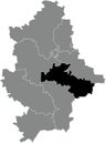 Locator map of the DONETSK RAION, DONETSK OBLAST