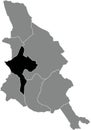 Locator map of the MARKE MUNICIPALITY, KORTRIJK