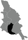 Locator map of the ROLLEGEM MUNICIPALITY, KORTRIJK