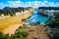 The Loch Ard Gorge Lookout in Great Ocean Road Australia3 Royalty Free Stock Photo