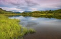 Loch Awe Scottish highlands in Summer Royalty Free Stock Photo