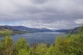 View over Loch Carron from the viewpoint near Stromeferry