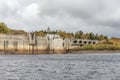 Loch Doon and the Hydro Dam Ayrshire Scotland Royalty Free Stock Photo