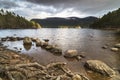 Loch an Eilein at Aviemore in the Highlands of Scotland. Royalty Free Stock Photo