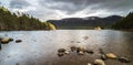 Loch an Eilein at Aviemore in the Highlands of Scotland. Royalty Free Stock Photo