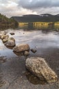 Loch an Eilein at Aviemore in the Highlands of Scotland. Royalty Free Stock Photo