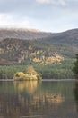 Loch an Eilein in the Cairngorms National Park of Scotland Royalty Free Stock Photo