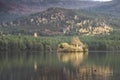 Loch an Eilein in the Cairngorms National Park of Scotland