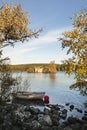 Loch an Eilein in the Scottish Highlands. Royalty Free Stock Photo